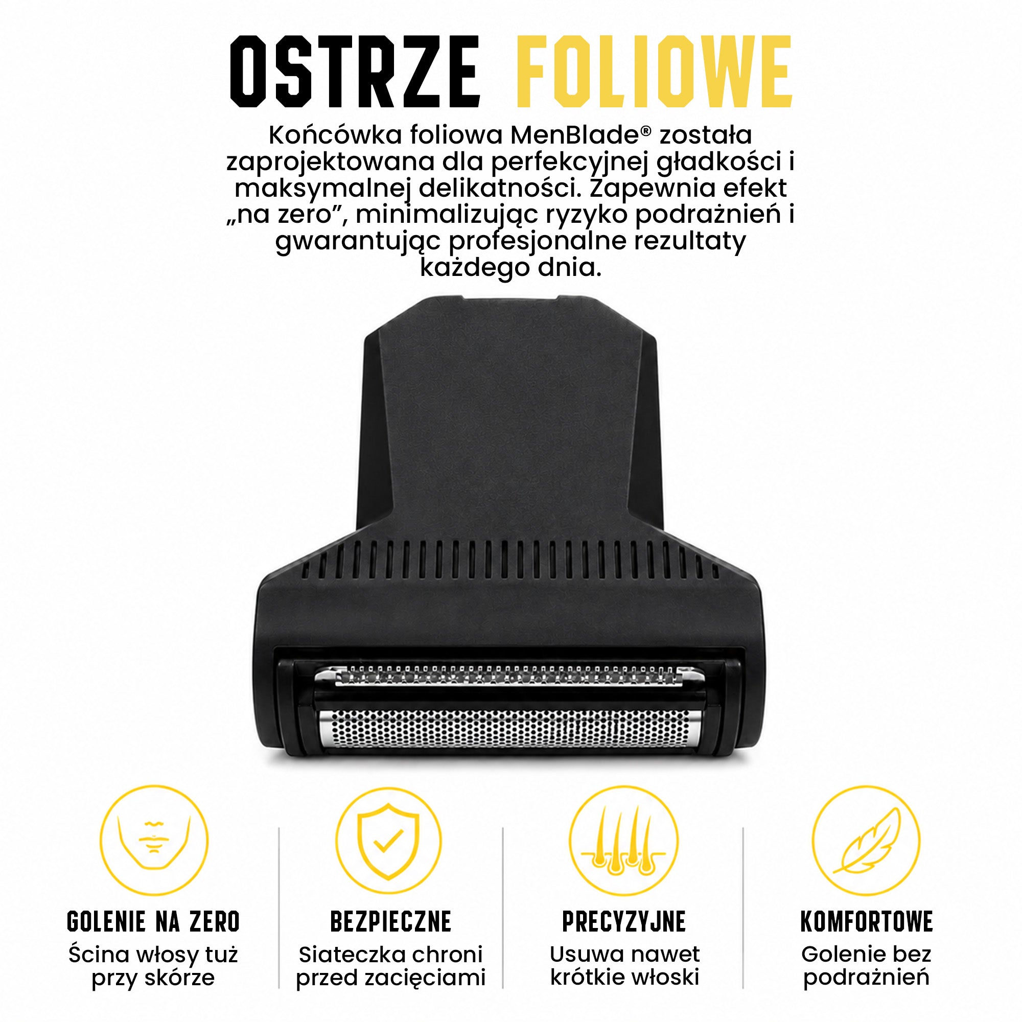 Ostrze Foliowe „na zero”